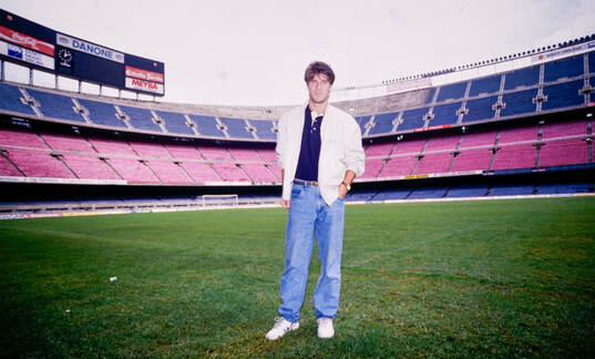 Michael Laudrup at Camp Nou