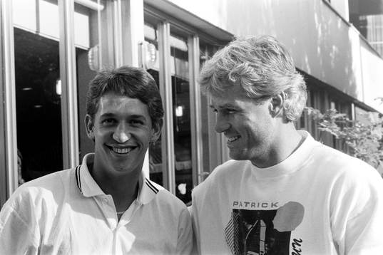 Gary Lineker, Everton och Glenn Hysén, Liverpool