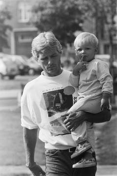 Glenn Hysén med sonen Alexander