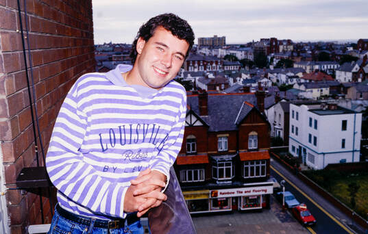 Evertons Stefan Rehn in his Liverpool apartment
