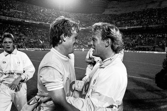 Leif Engqvist och Håkan Lindman jublar