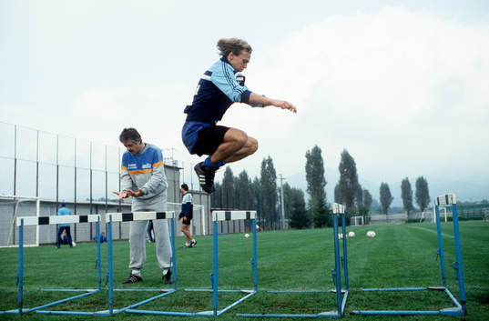Fotboll, Dan Corneliusson, Como, träning