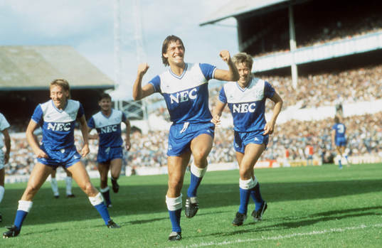 Gary Lineker, Everton , skyttekung