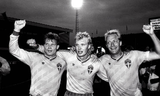Leif Engqvist, Klas Ingesson och Mats Magnusson, Sverige,