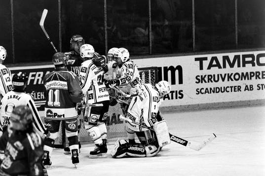 Lite bråk vid rögles målvakt Fredrik Josefsson