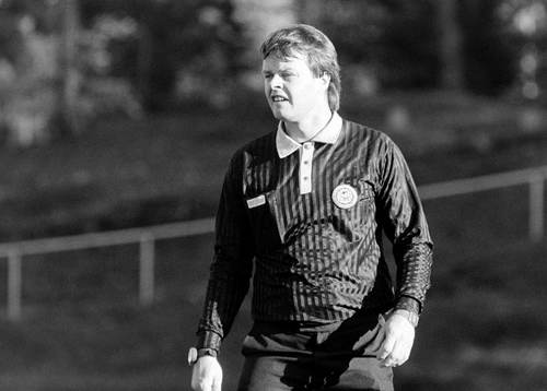 Sten Johanzon, Finspång domare i matchen