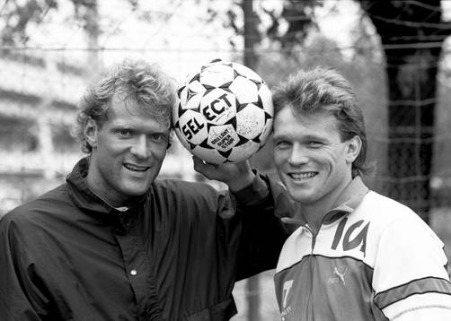 Håkan Lindman och Leif Engqvist, Malmö FF