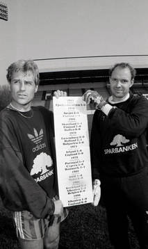Glenn Hysén och Thomas Ravelli, Sverige