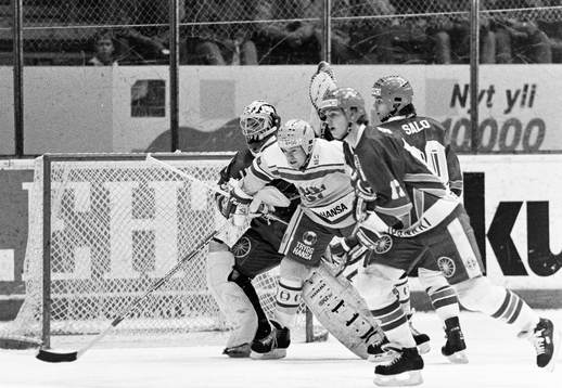 Ishockey, Finland - Sverige, 1-1