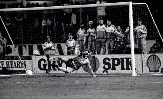 Lars Eriksson, målvakt, Norrköping blev stor matchhjälte