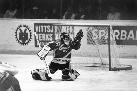 Lars Ekholm, målvakt i Osby