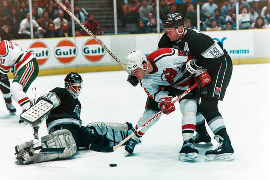 Ishockey, NHL, New Jersey Devils - Los Angeles Kings, 7-5
