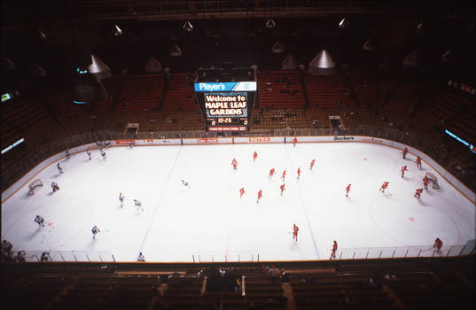 Match i Toronto Maple Leaf garden