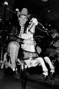 Peter Eriksson med cowboyhatt
