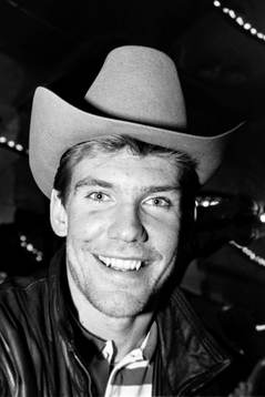 Peter Eriksson med cowboyhatt
