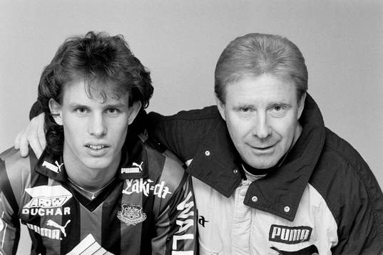 Henrik Bertilsson och Bo Falk, tränare