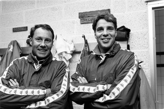 Jan Karlsson, ass tränare och Conny Karlsson, tränare