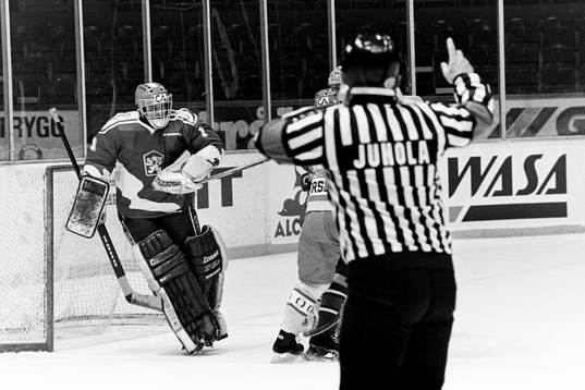 Dominik Hasek, målvakt, Tjeckoslovakien