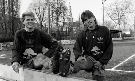 Glenn Hysén och Jonny Rödlund