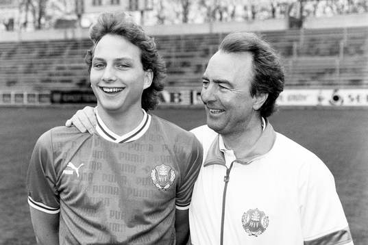 Anders Svensson och Bo Nilsson, tränare