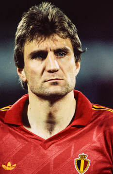 Jan Ceulemans, Belgien. Football, Friendly, Belgium -