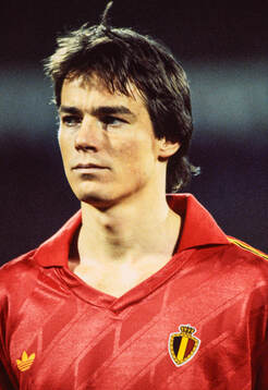 Georges Grün, Belgien. Football, Friendly, Belgium -