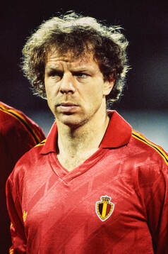 Leo Clijsters, Belgien. Football, Friendly, Belgium -
