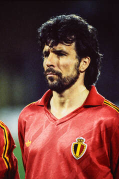 Eric Gerets, Belgien. Football, Friendly, Belgium - Sweden