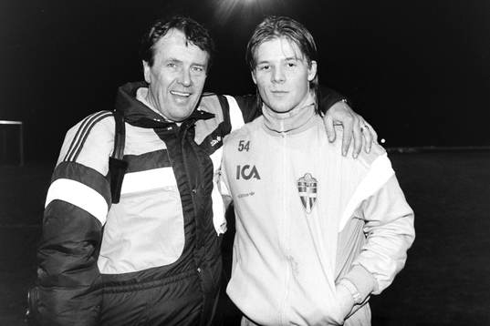 Nils Andersson, förbundskapten och Johan Ragnell