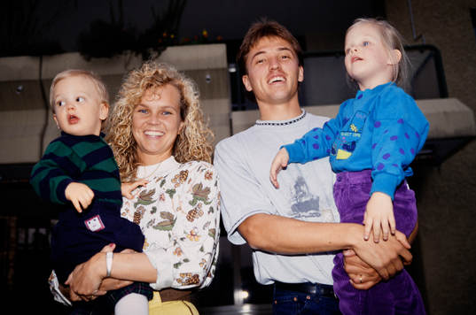 Mats Gren med sin familj