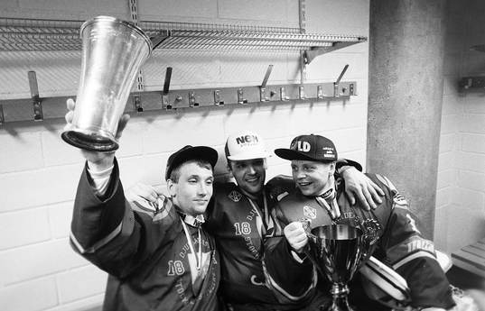 Mikael Johansson, Thomas Eriksson och Rolf Ridderwall,