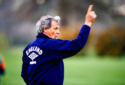 Förbundskapten Bobby Robson. Football, FIFA World Cup