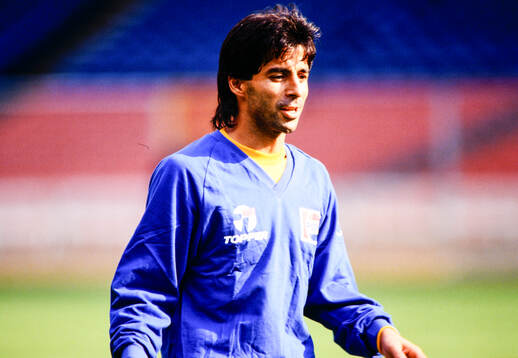 Mauro Galvao. Football, FIFA World Cup 1990, Brazil,
