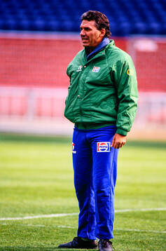 förbundskapten Sebastiao Lazaroni. Football, FIFA World