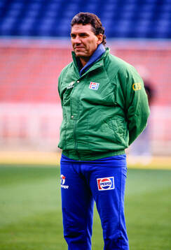 förbundskapten Sebastiao Lazaroni. Football, FIFA World