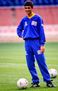 Bebeto. Football, FIFA World Cup 1990, Brazil, training