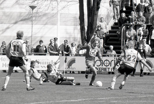 Fotboll, Div 1 Södra, Helsingborg - Mjällby, 0-1