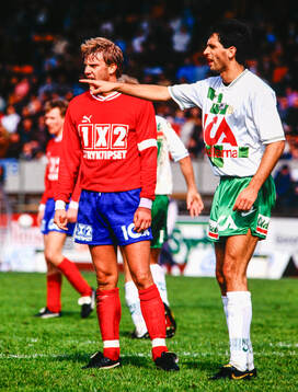 Östers Hans Eklund och Hammarbys Bo Larenius