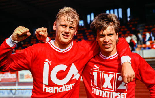 Östers tvåmålsskyttar Ulrik Jansson och Jan Jansson