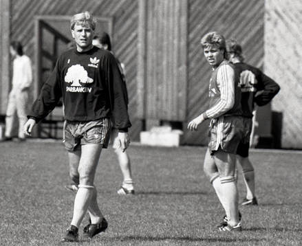 Glenn Hysén och Tomas Brolin