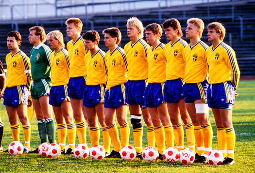 Fotboll, EM, U21, Sverige - Sovjet (Värendsvallen,