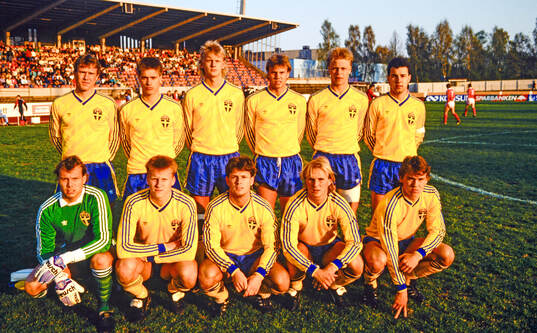Fotboll, EM, U21, Sverige - Sovjet (Värendsvallen,