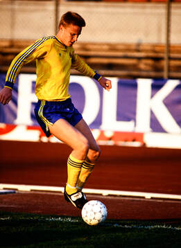Fotboll, EM, U21, Sverige - Sovjet (Värendsvallen,