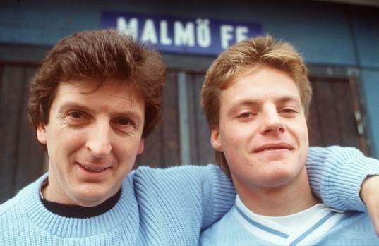 Roy Hodgson tränare och Stefan Schwarz, Malmö