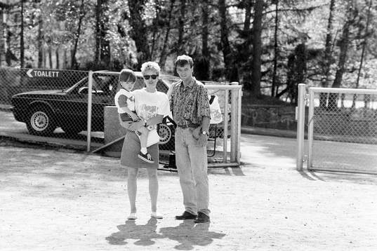 Jim Tolmie, Markaryd med sin Fru Debbie och sonen Dale