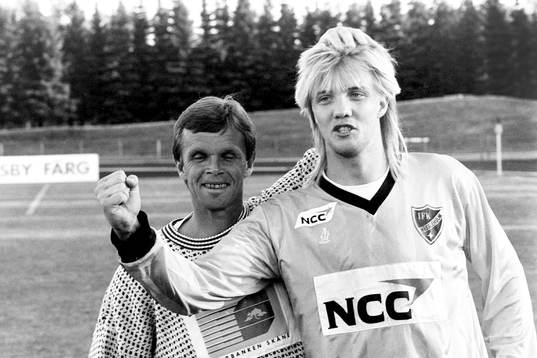 Anders Linderoth, tränare och Percy Olsson, Hässleholm