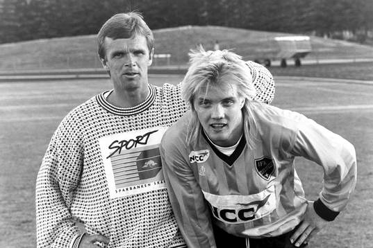 Anders Linderoth, tränare och Percy Olsson, Hässleholm