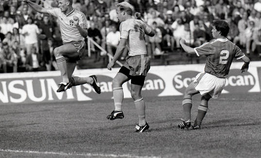 Fotboll, Sverige - Finland, 6-0