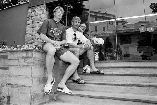 Stefan Pettersson, Glenn Hysén och Glenn Strömberg