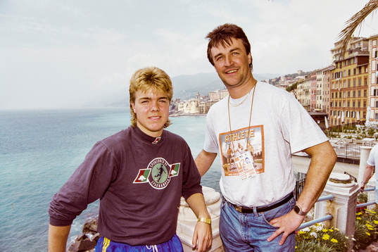 Tomas Brolin och Ralf Edström